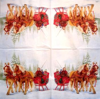 051 Horses - 3-ply - Ambiente